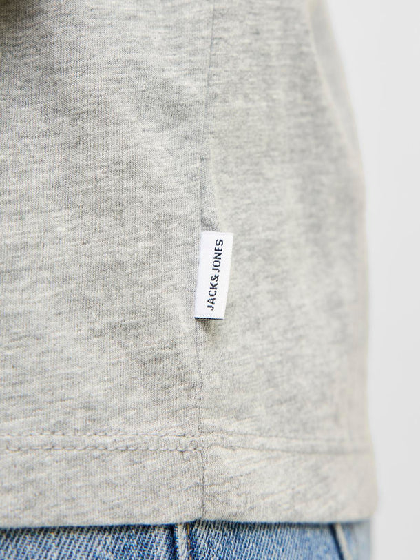 Product CAMISETA REGULAR ORGANIC-Light Grey Melange - Image 6