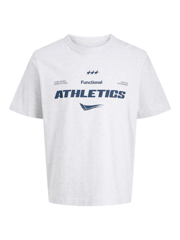 Product CAMISETA LOOSE ESTAMPADA SIGNAL-White Melange - Image 1