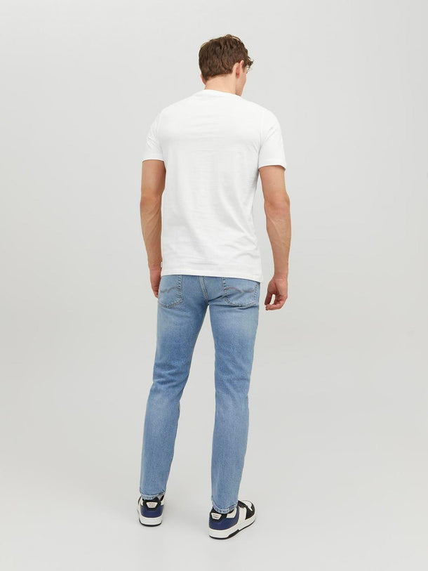 Product CAMISETA ORGANIC - White Detail:SLIM - Image 5
