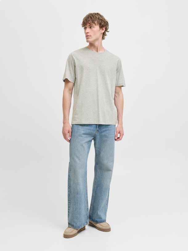 Product CAMISETA REGULAR ORGANIC-Light Grey Melange - Image 2