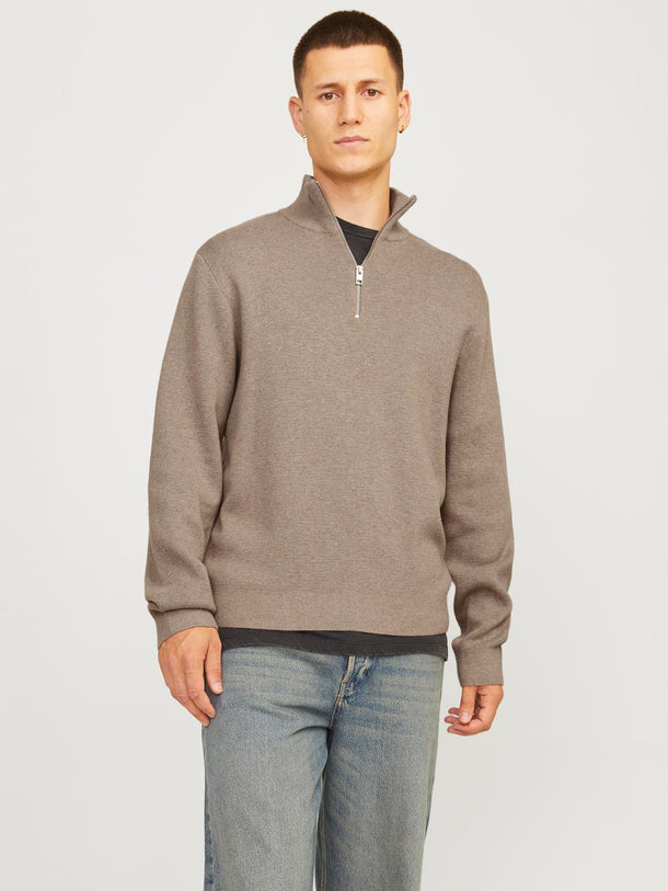 Product SWEATER MILANO - Greige Detail:Melange - Image 4
