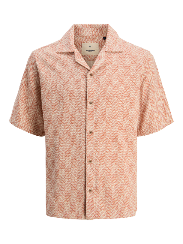 Product CAMISA RELAXED ESTAMPADA VINCENT - Bombay Brown Fit:RELAXED FIT - Image 1