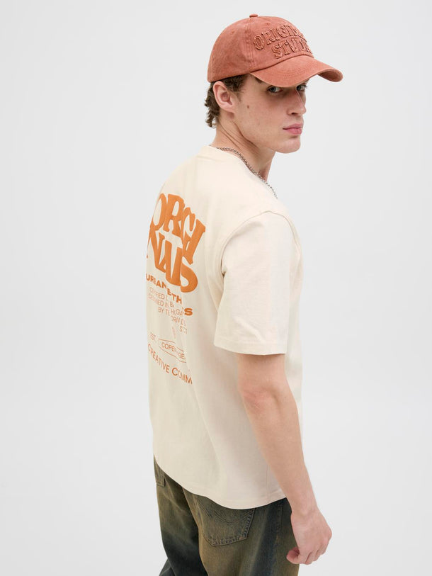 Product CAMISETA RELAXED ESTAMPADA TAVIRA - Ecru - Image 3