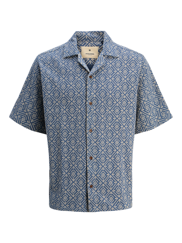 Product CAMISA RELAXED ESTAMPADA VINCENT - Bering Sea Fit:RELAXED FIT - Image 1