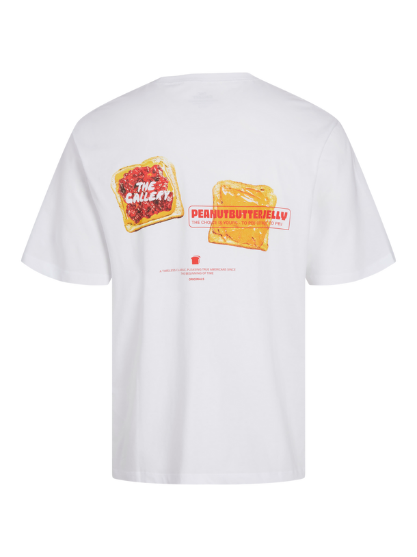 Product CAMISETA REAL MEAL - Bright White Print:PEANUTBUTTER - Image 1