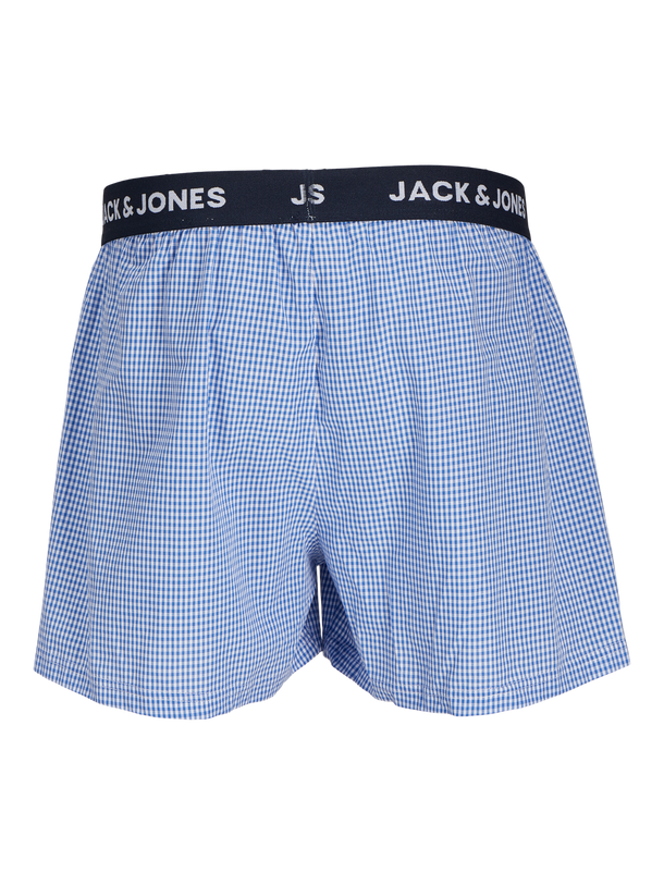 Product BOXERS PACK HECTOR - Navy Blazer Pack:Blue stripes - Blue check - Image 2