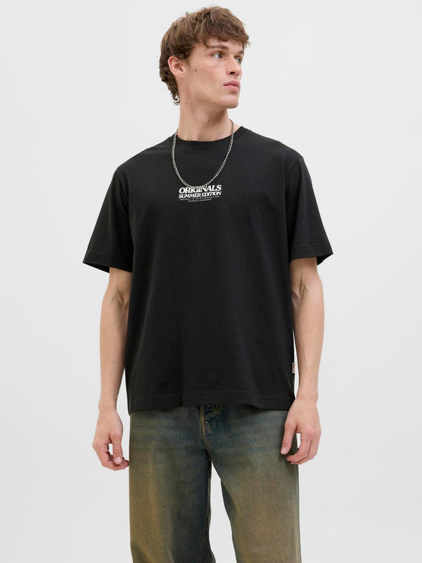 Product CAMISETA RELAXED ESTAMPADA TAVIRA - Black - Image 2