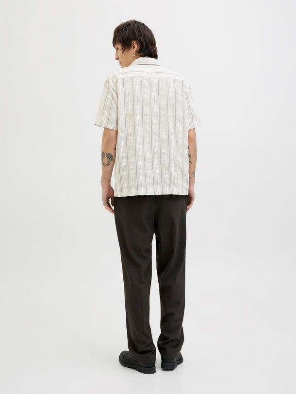 Product CAMISA DE LINO MANGA CORTA WILLIAM - Whitecap Gray - Image 3