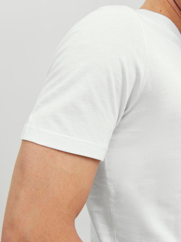 Product CAMISETA ORGANIC - White Detail:SLIM - Image 3