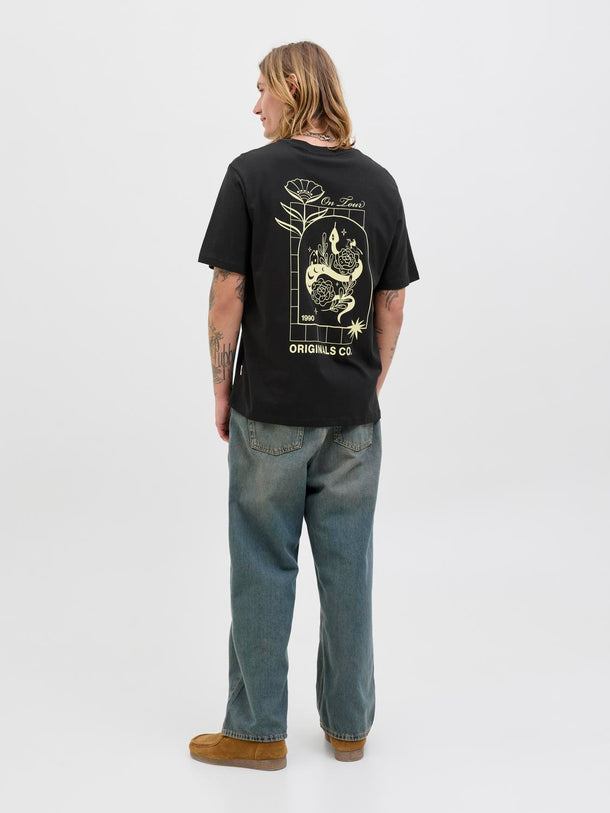 Product CAMISETA LOOSE ESTAMPADA BELLAGIO - Black - Image 6