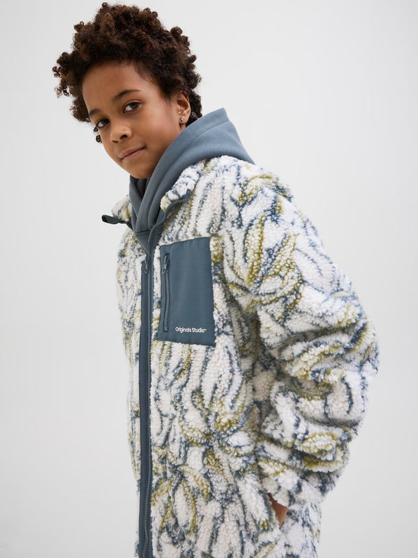 Product CAMPERA VESTERBRO TEDDY - Stormy Weather Detail:AOP - Image 4
