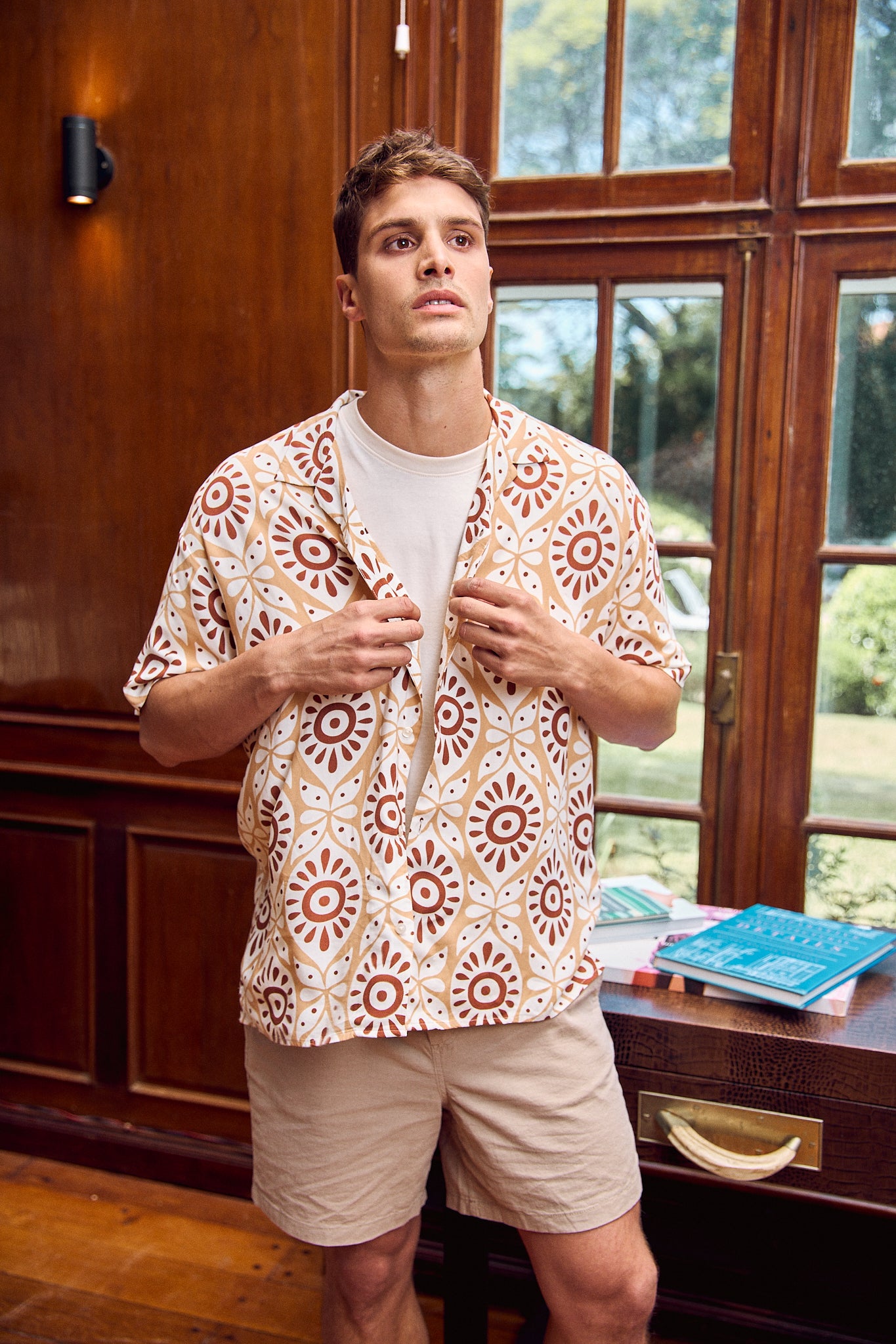 CAMISA JEFF GALLERY - Coconut Shell