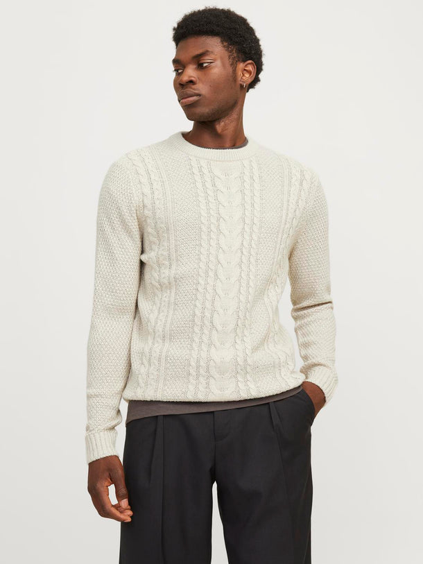 Product SWEATER CRAIG - White Melange - Image 5