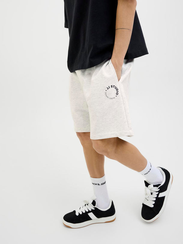 Product SHORT JOGGING WIDE BILL  - White Melange - Image 4