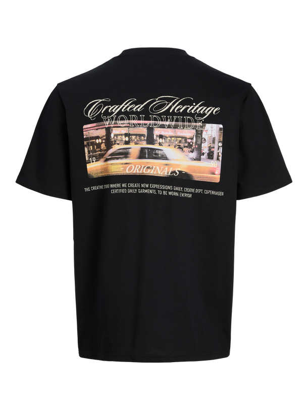Product CAMISETA RELAXED ESTAMPADA LEECKER-Black - Image 6