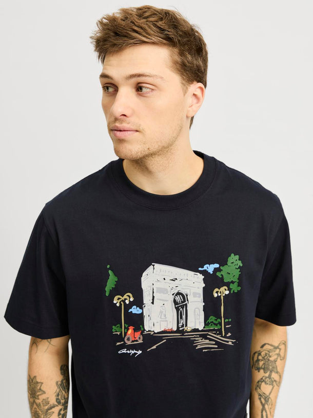 Product CAMISETA MANCHESTER SKETCH-Black - Image 5