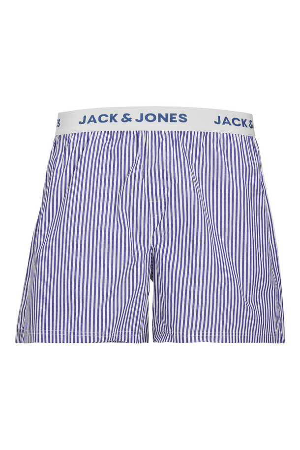 Product BOXERS PACK LUKE - Light Blue Pack:Dark Blue solid - Dark blue stripe - Image 1