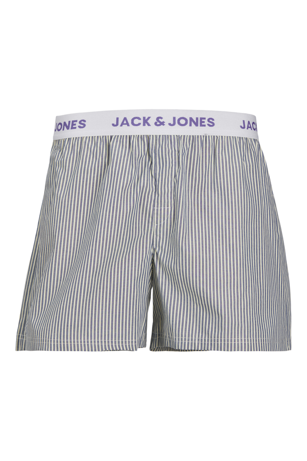 Product BOXERS PACK LUKE - Light Blue Pack:Dark Blue solid - Dark blue stripe - Image 3