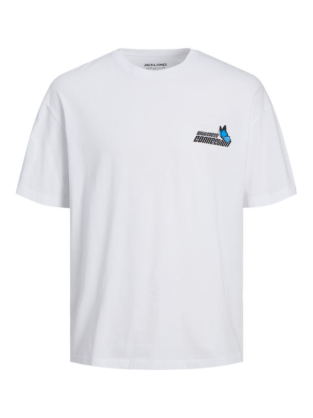 Product CAMISETA CYBERSPACE - Bright White Print:WAVES - Image 2