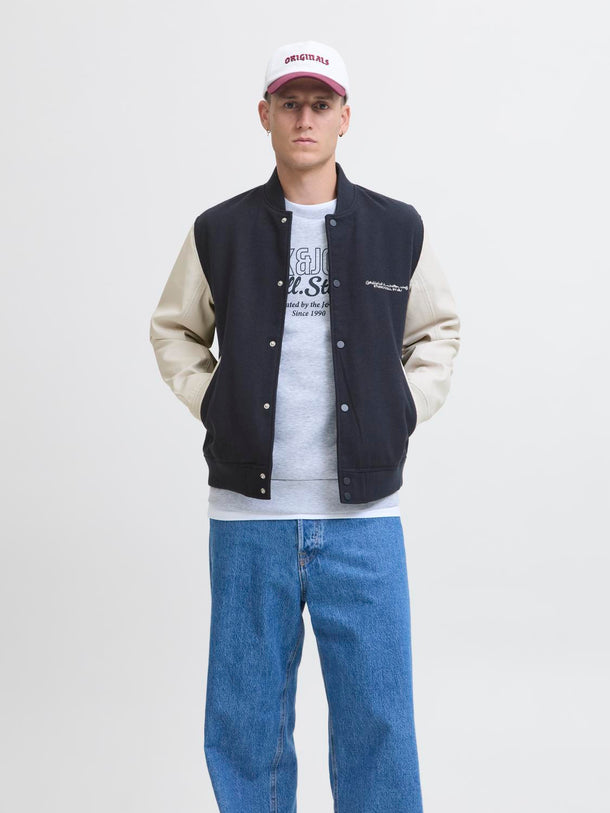 Product CAMPERA BOMBER ROSS-Sky Captain Detail:ANTIQUE WHITE SLEEVES - Image 2