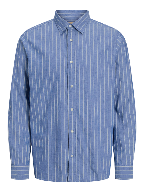 Product CAMISA DE LINO LIAM-Coronet Blue Fit:COMFORT FIT - Image 7