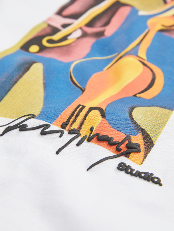 Product CAMISETA CUBISM - Bright White - Image 2