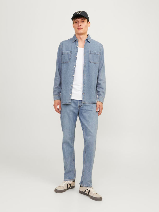 Product JEAN RELAXED TIRO ALTO CHRIS 479 - Blue Denim - Image 9