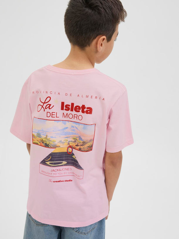 Product CAMISETA LOOSE ESTAMPADA ALMERIA JNR - Tickled Pink - Image 2