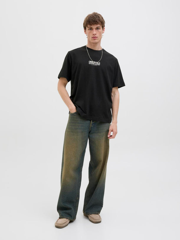 Product CAMISETA RELAXED ESTAMPADA TAVIRA - Black - Image 5