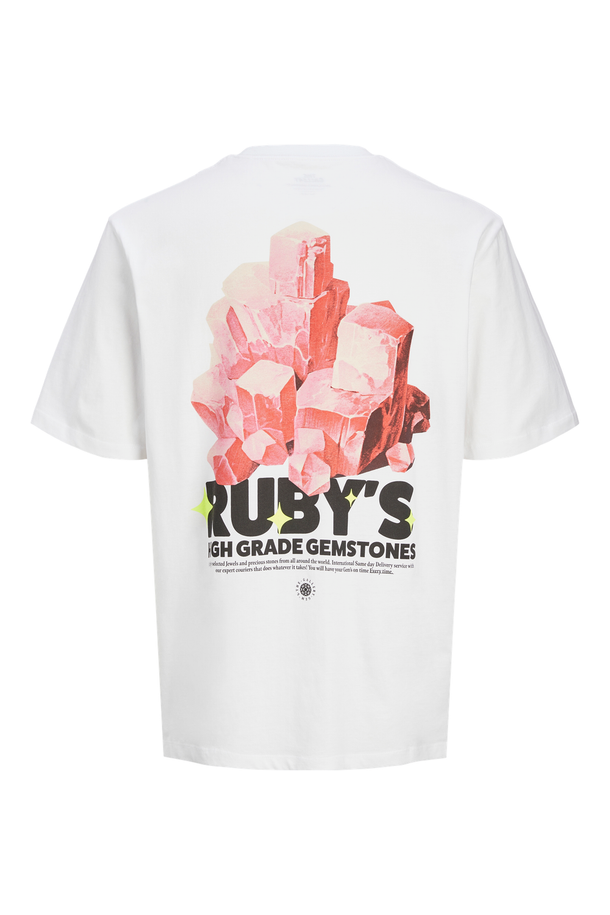 Product CAMISETA JEWEL - Bright White Print:RUBYS - Image 1