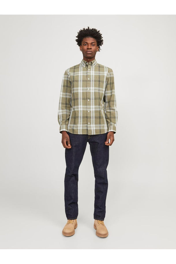 Product CAMISA BLUBROOK - Olive Night Fit:COMFORT FIT - Image 4