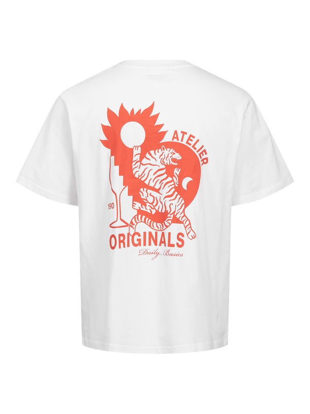 Product CAMISETA LOOSE ESTAMPADA BELLAGIO - Bright White - Image 1