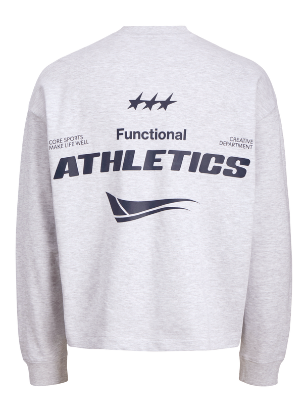 Product BUZO OVERSIZE ESTAMPADO SIGNAL-White Melange - Image 1