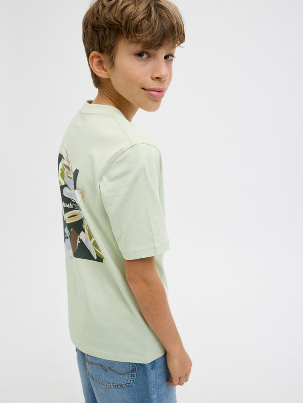 Product CAMISETA REGULAR ESTAMPADA VARENNA JNR - Celadon Tint - Image 4
