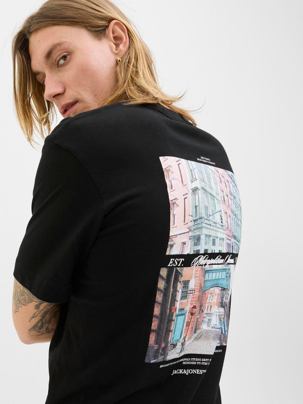 Product CAMISETA RELAXED ESTAMPADA BILLY-Black - Image 2