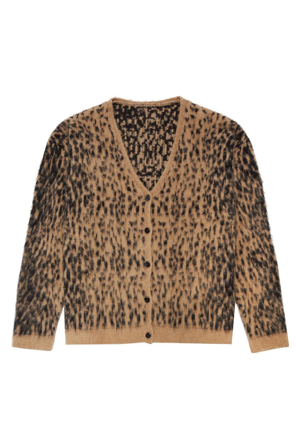 Product CARDIGAN CUELLO EN V ANIMAL PRINT-Sparrow - Image 5