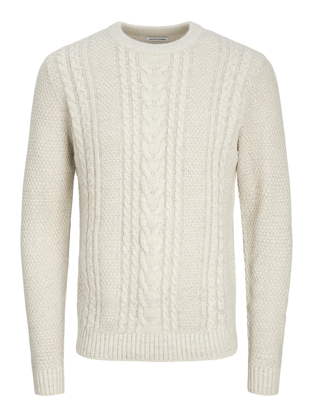 Product SWEATER CRAIG - White Melange - Image 1