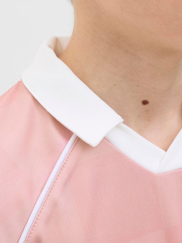 Product POLO LIDO - Pink Icing AOP:Grey Flannel - Image 6