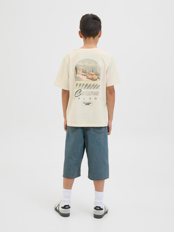 Product CAMISETA LOOSE ESTAMPADA ALMERIA JNR - Antique White - Image 4