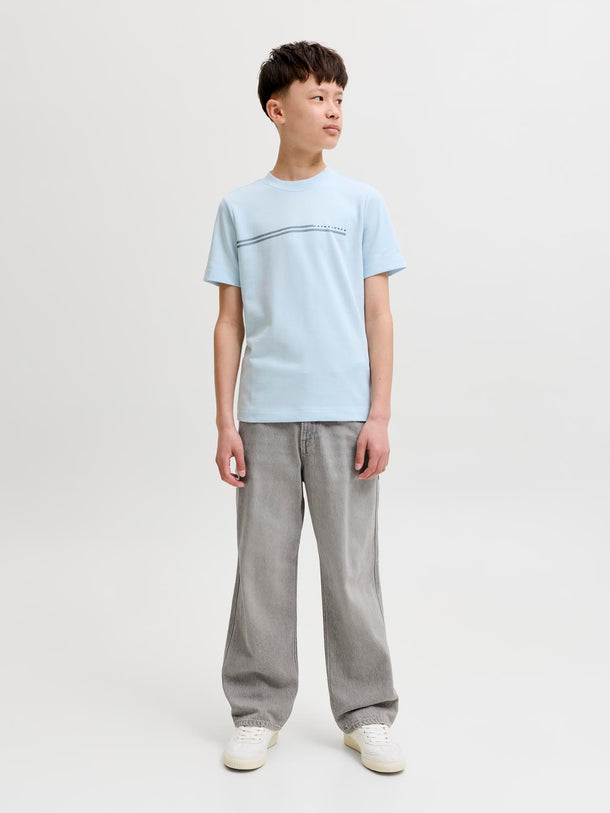 Product JEAN BAGGY TIRO ALTO ALEX 504 JNR - Grey Denim - Image 2