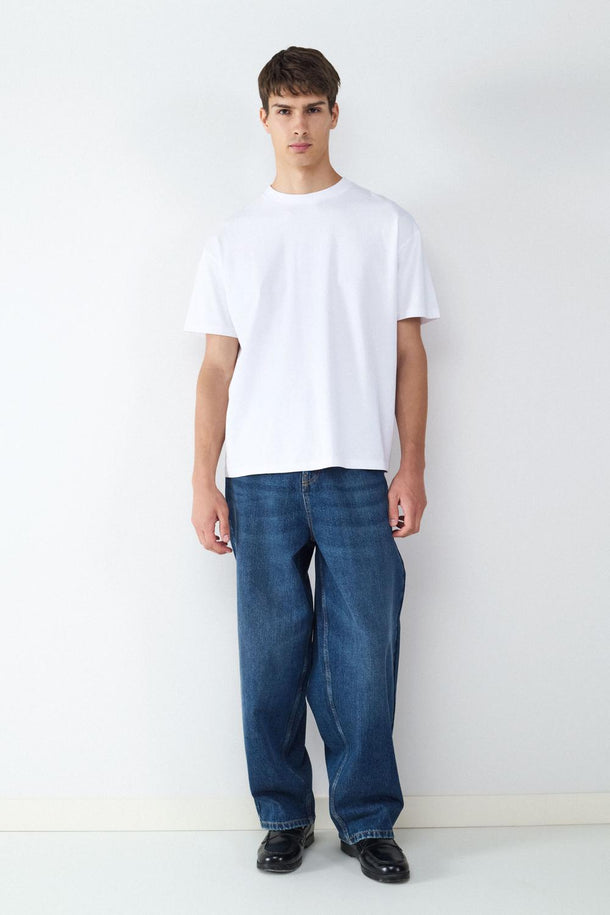 Product JEAN BAGGY LOOSE BMK-Dark Blue Denim - Image 2