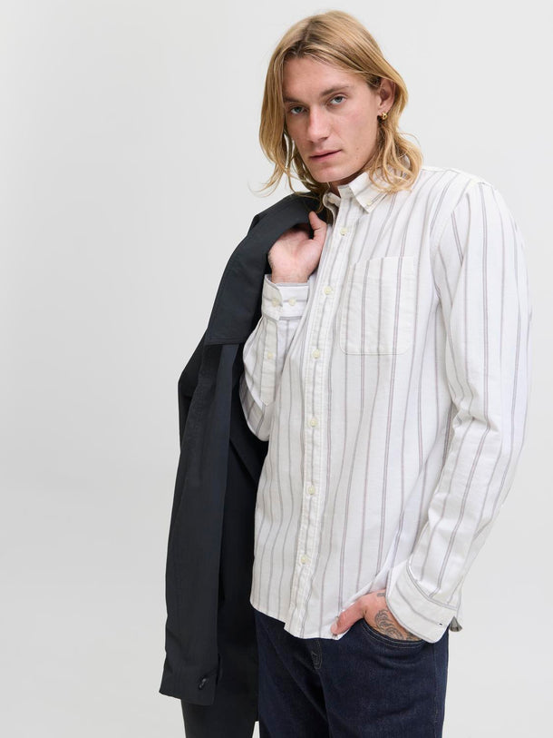 Product CAMISA BROOK OXFORD-Cloud Dancer Stripes:SLIM FIT - Image 6