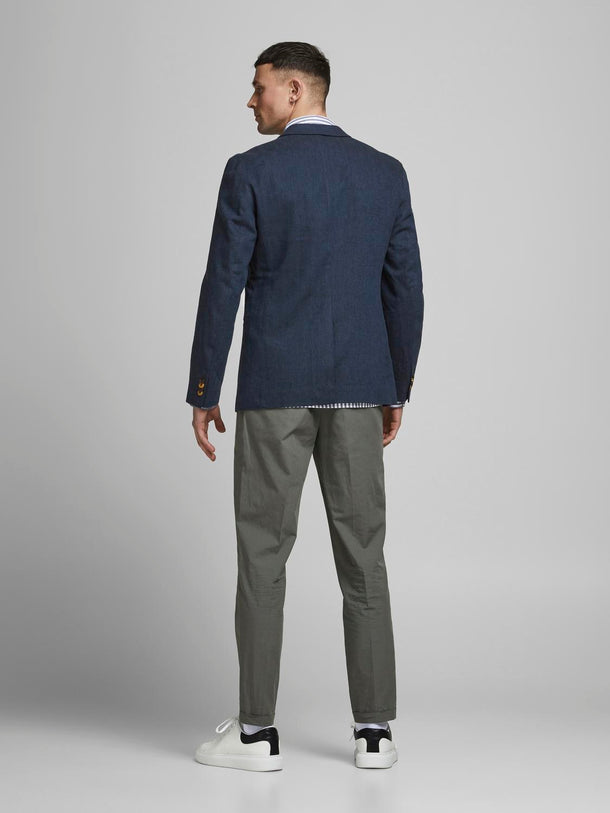 Product BLAZER SLIM DE LINO RAY - Dark Navy Fit:SUPER SLIM FIT - Image 12