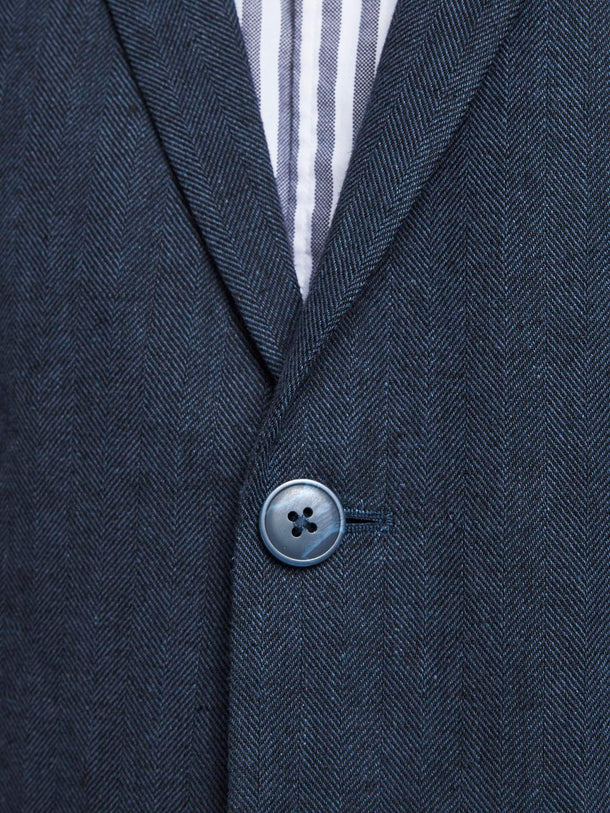 Product BLAZER SLIM DE LINO RAY - Dark Navy Fit:SUPER SLIM FIT - Image 15