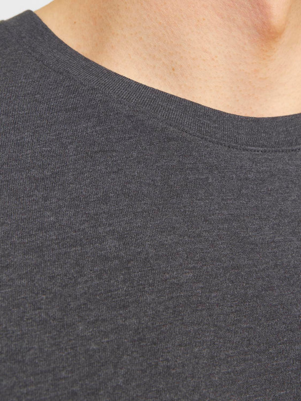 Product CAMISETA REGULAR ORGANIC-Dark Grey Melange - Image 7