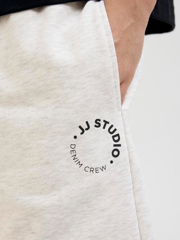 Product SHORT JOGGING WIDE BILL  - White Melange - Image 3