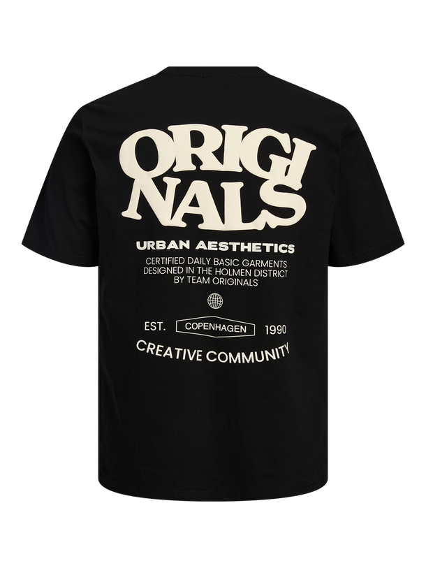 Product CAMISETA RELAXED ESTAMPADA TAVIRA - Black - Image 1