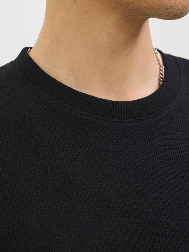 Product CAMISETA RELAXED CON TEXTURA AUSTIN-Black - Image 7