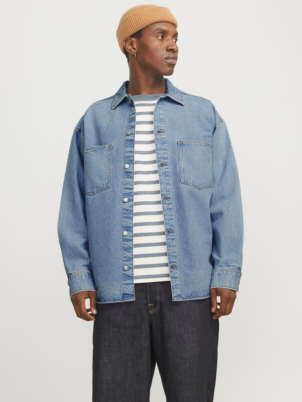 Product SOBRECAMISA HENRY-Light Blue Denim - Image 4