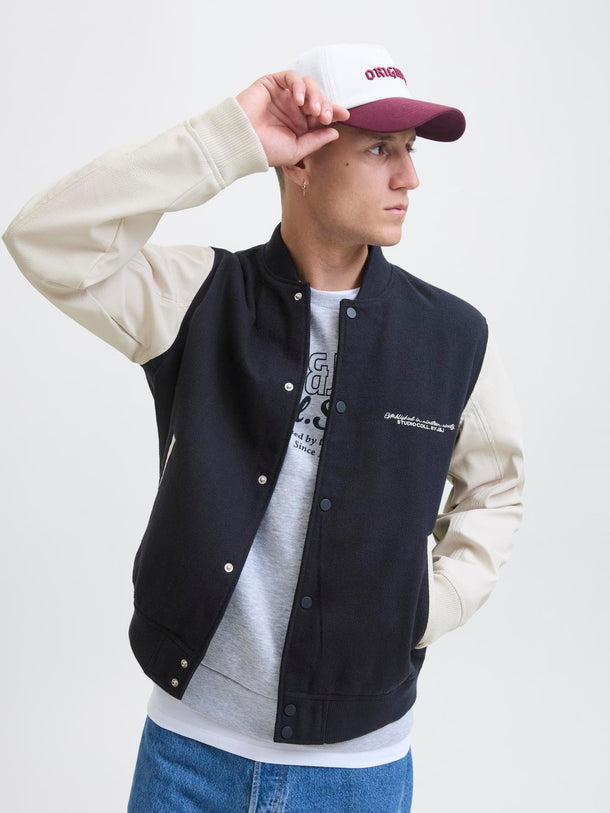 Product CAMPERA BOMBER ROSS-Sky Captain Detail:ANTIQUE WHITE SLEEVES - Image 3